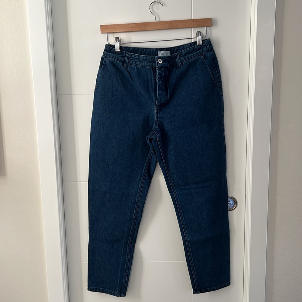 SOLD // Kowtow Wide-leg Denim Jeans - Size Large